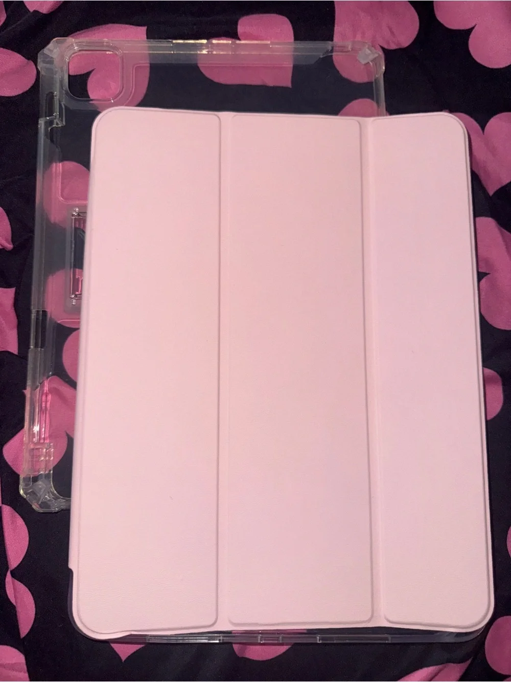Ipad pro 13 cases bundle Pink Tablet Folding Smart Cover Case